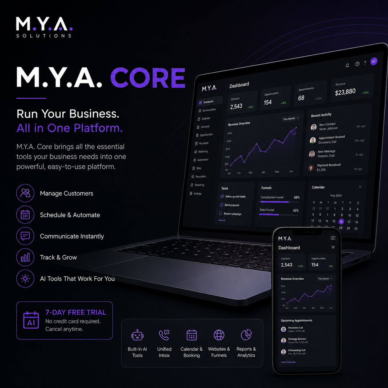 M.Y.A. Core | All-in-One Business Management Software